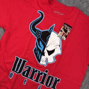 NWT Deadstock Vintage Y2K Warrior Wear Fighting MMA T-shirt Mens Large Red